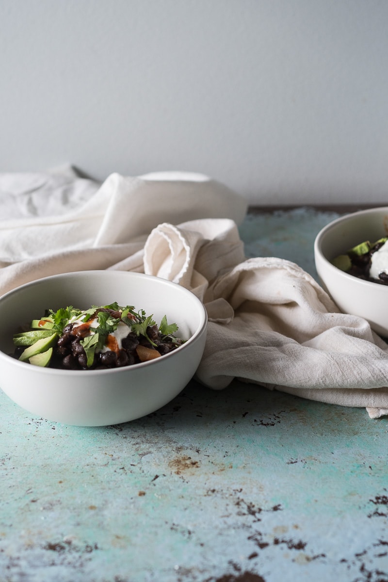 黑豆和米饭。从盛开到茎|www.andrewtoms.com.