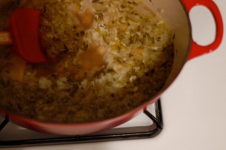 意大利面e ceci。从盛开到茎|因为美味|www.andrewtoms.com.