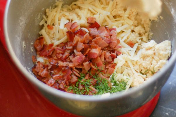 培根Cheddar烤饼|盛开|因为美味|www.andrewtoms.com.