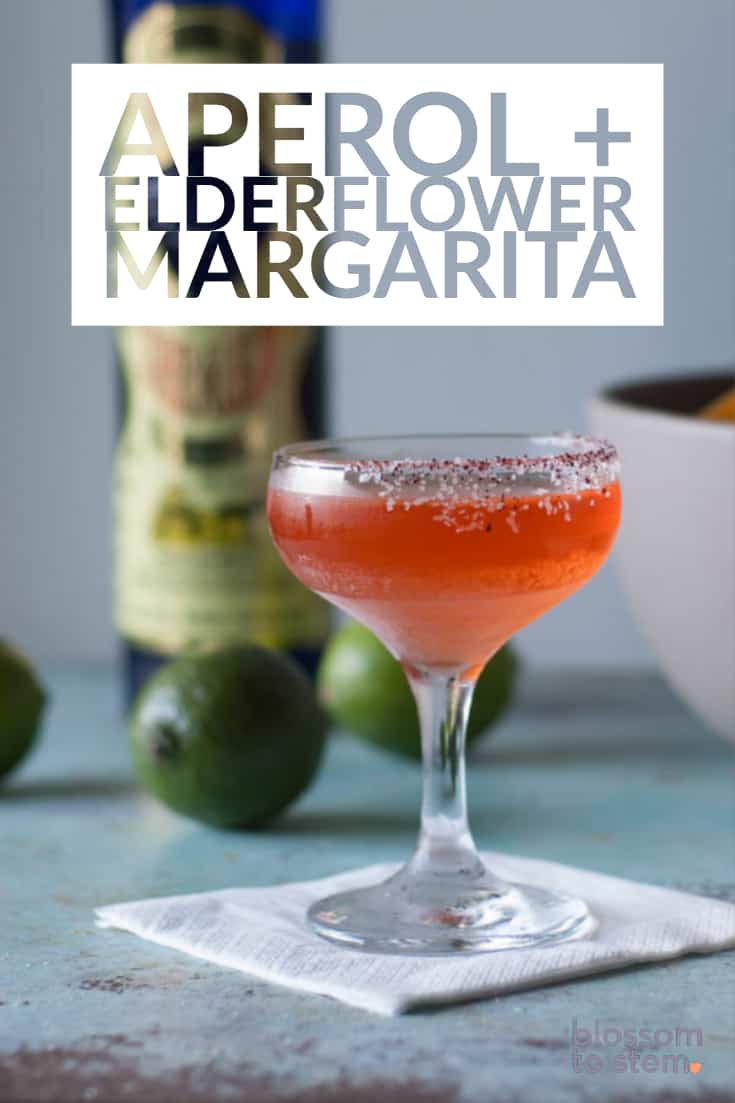 Aperol和接骨木花Margarita