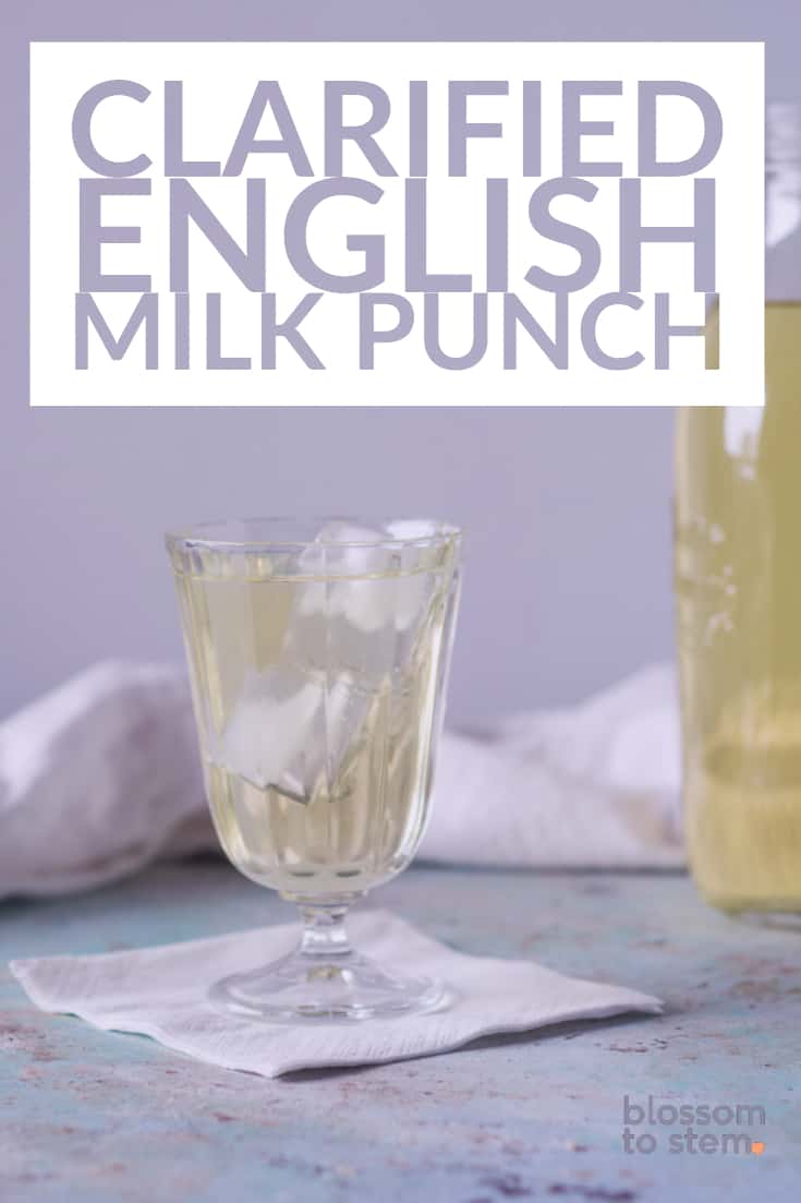 澄清英语牛奶潘趣酒