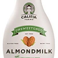 加利福尼亚农场almondmilk不加糖48盎司盒2