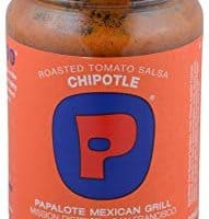 Papalotes Chipotle烤番茄辣调味汁，15.75盎司