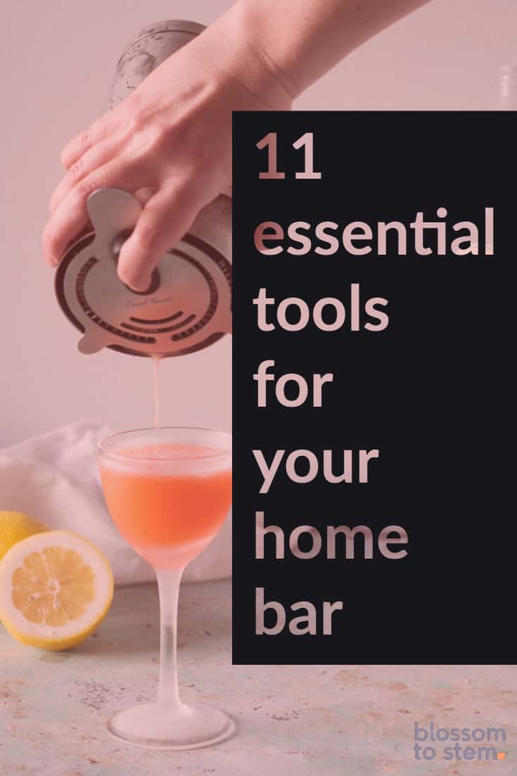 11您的家庭酒吧的必备工具