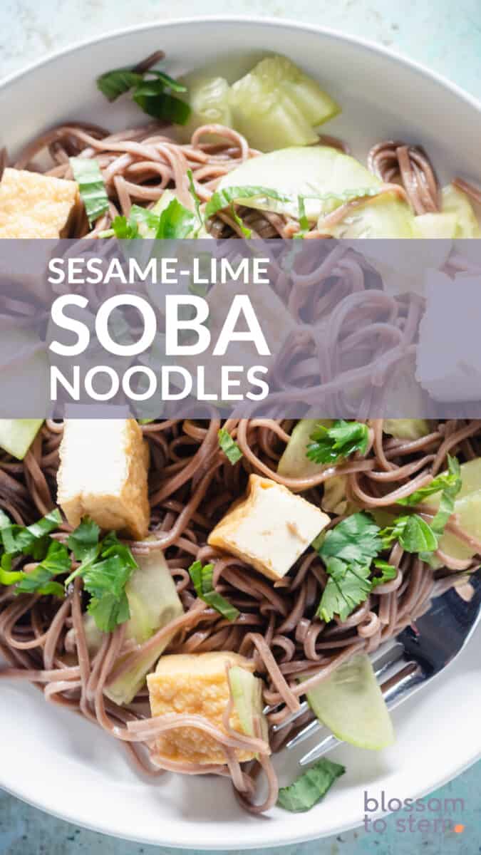 Sesame-Lime Soba面条