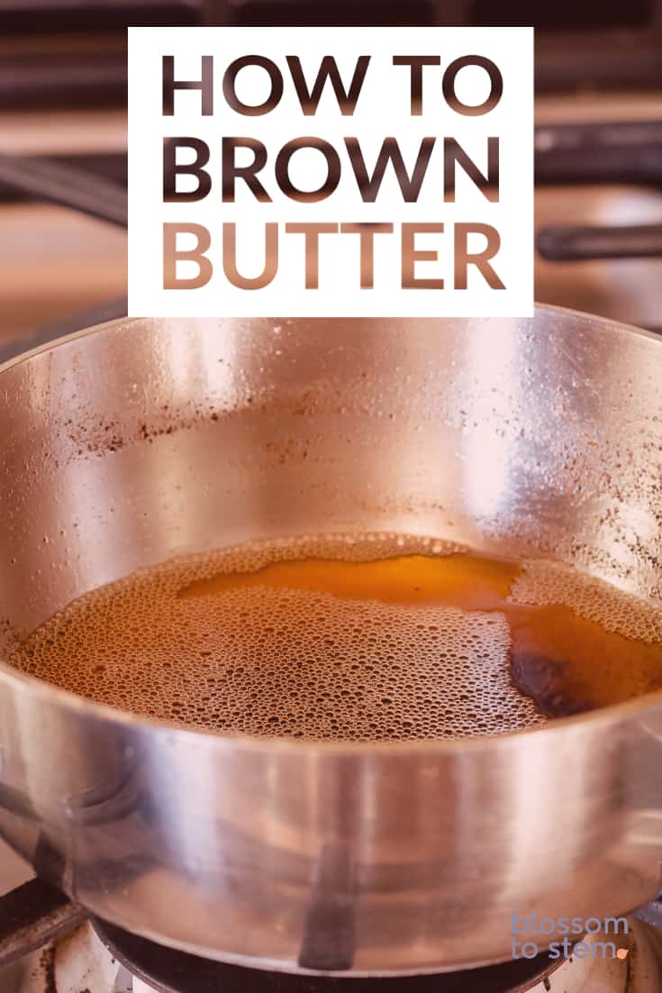 如何制作棕色黄油